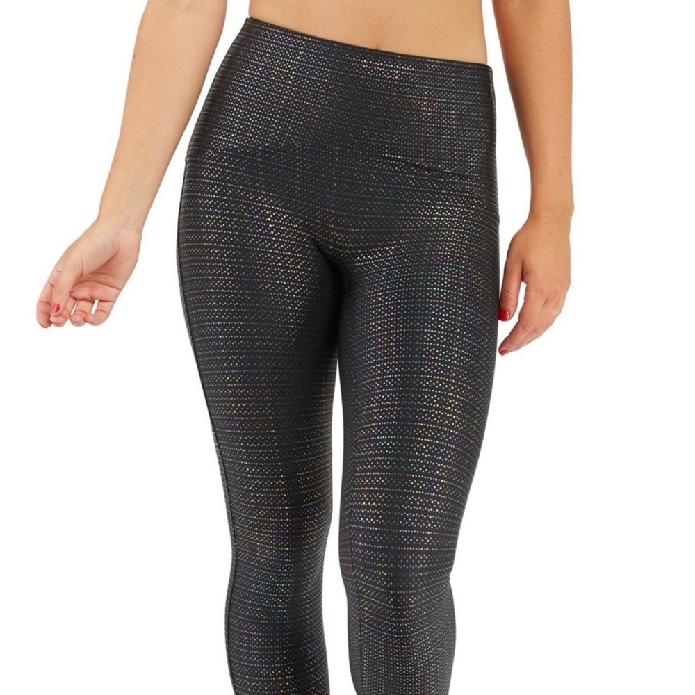 Spanx Metallic Dot Workout Pants